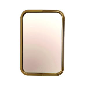 1 Pc 18.9*15.75 Inch/ 48*40 Cm, Glass Rectangle Wall Mirror, Vanity Mirror, with Frame, for Bathroom, Bedroom, Entryway, Modern & Contemporary Wall Mirror